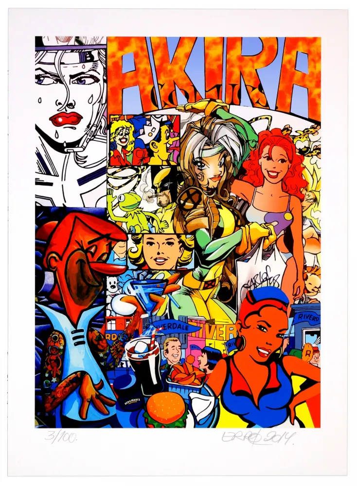 数码版画 Erro - Sans Titre