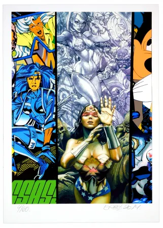 数码版画 Erro - Sans Titre