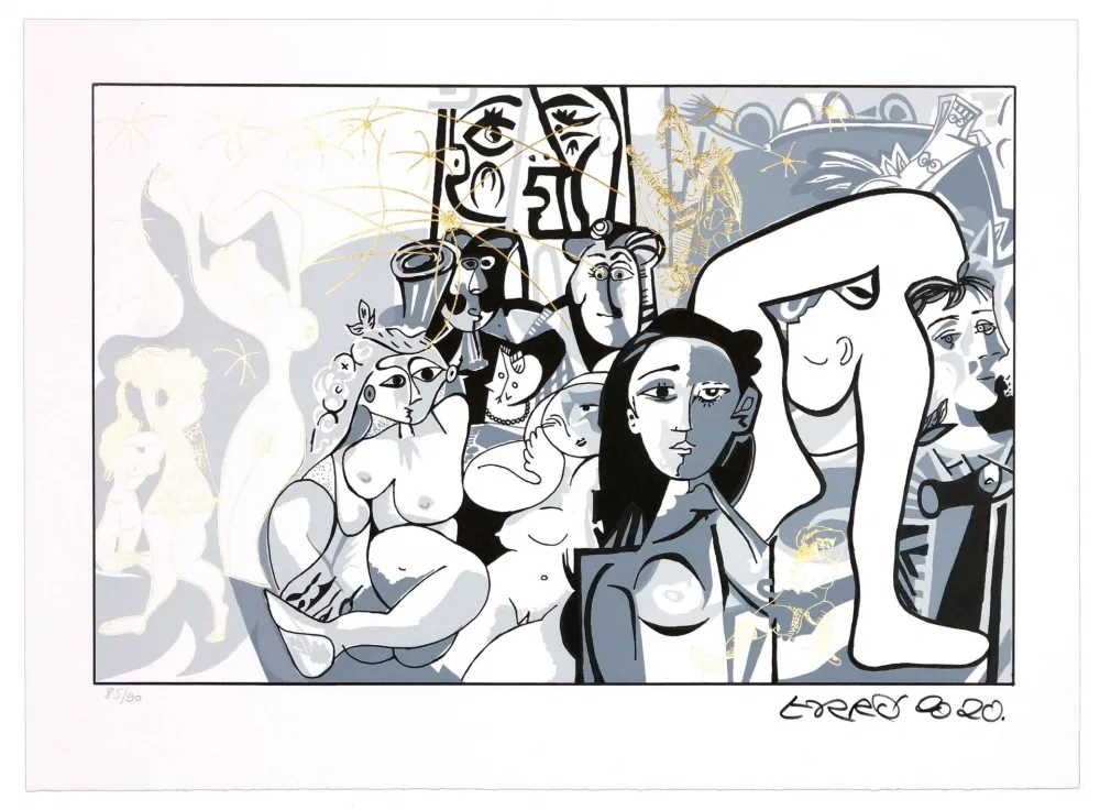 石版画 Erro - Sans titre