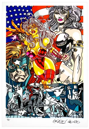 数码版画 Erro - Sans Titre