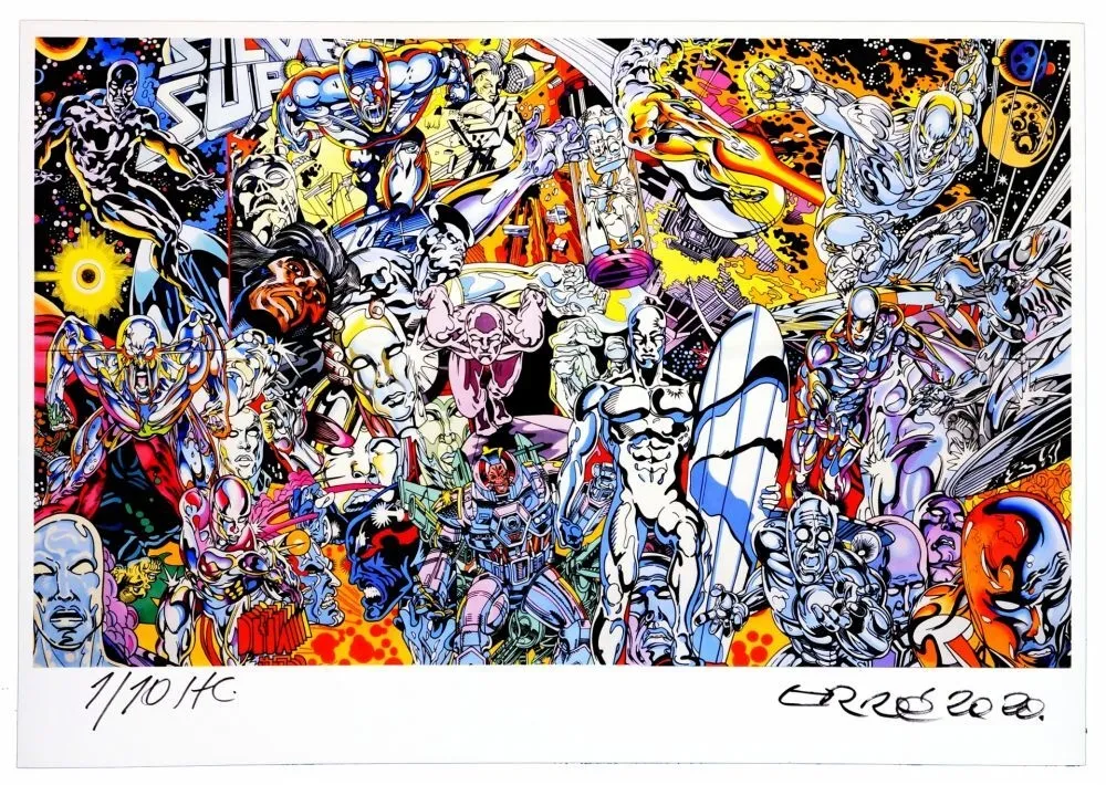 数码版画 Erro - Silver Surfer