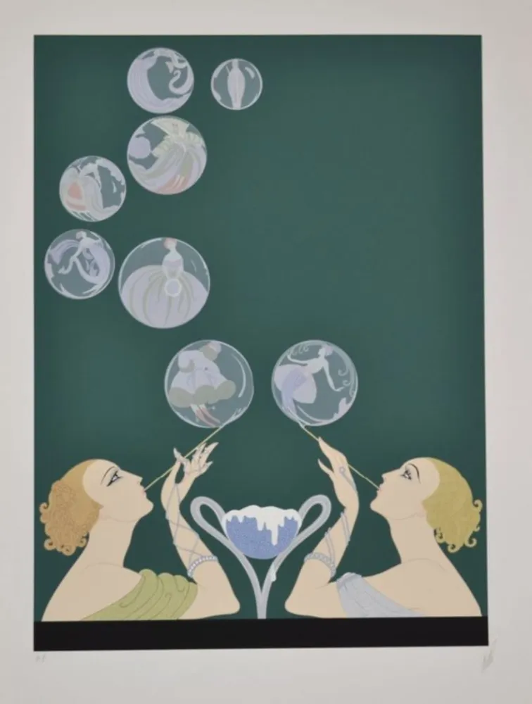 复数作品 Erte - Bubble