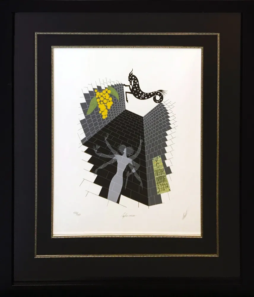 丝网印刷 Erte - CAPRICORN