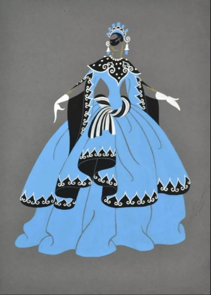 复数作品 Erte - La Traviata, Third Act #1 Woman