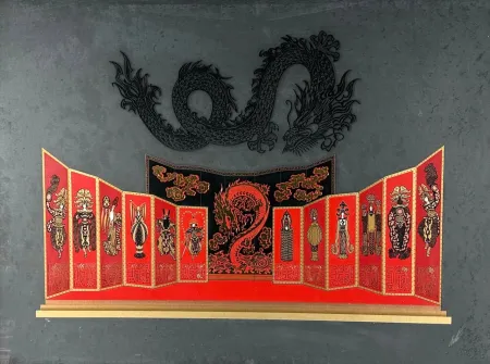 丝网印刷 Erte - Mahjong