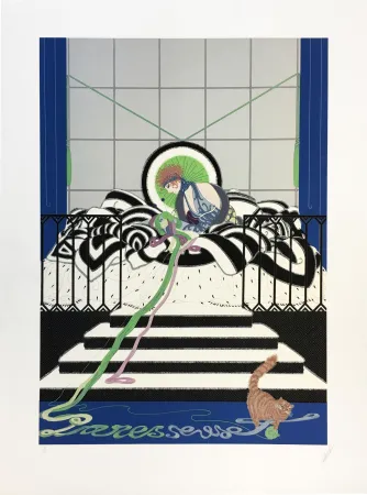丝网印刷 Erte - PARESSEUSE