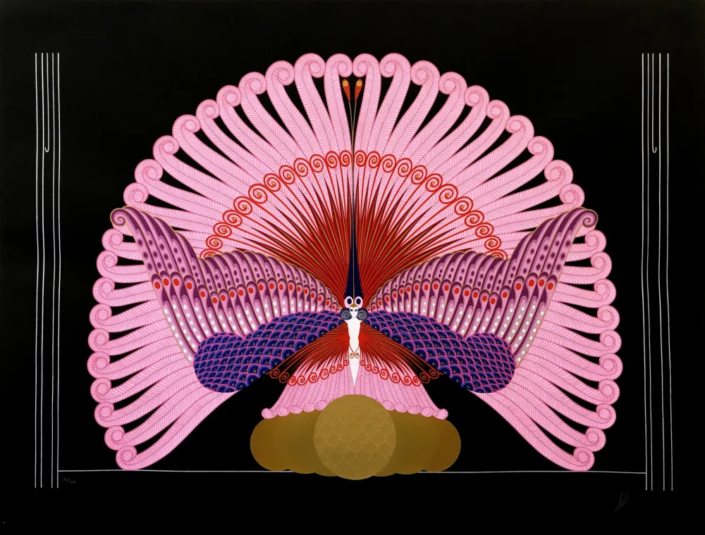 丝网印刷 Erte - PHOENIX TRIUMPHANT