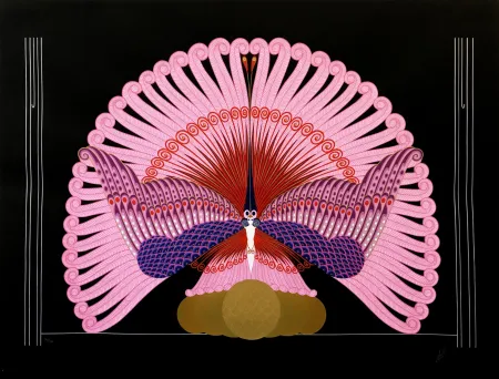 丝网印刷 Erte - PHOENIX TRIUMPHANT