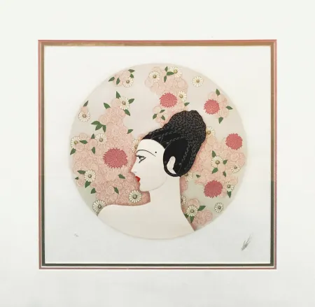 丝网印刷 Erte - ROSES