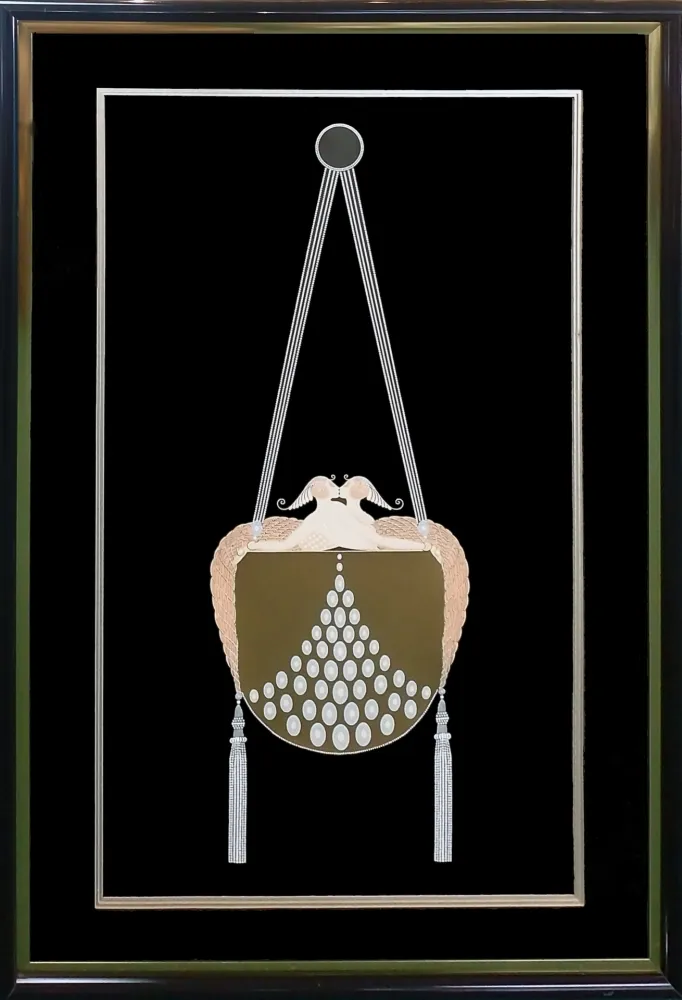 丝网印刷 Erte - THE CLASP