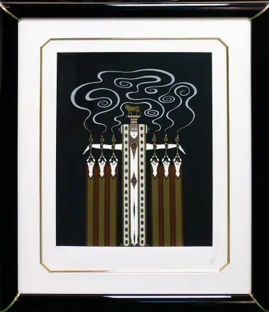 丝网印刷 Erte - THE GOLDEN CALF