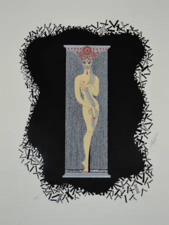 复数作品 Erte - The Numerals, Number “1”