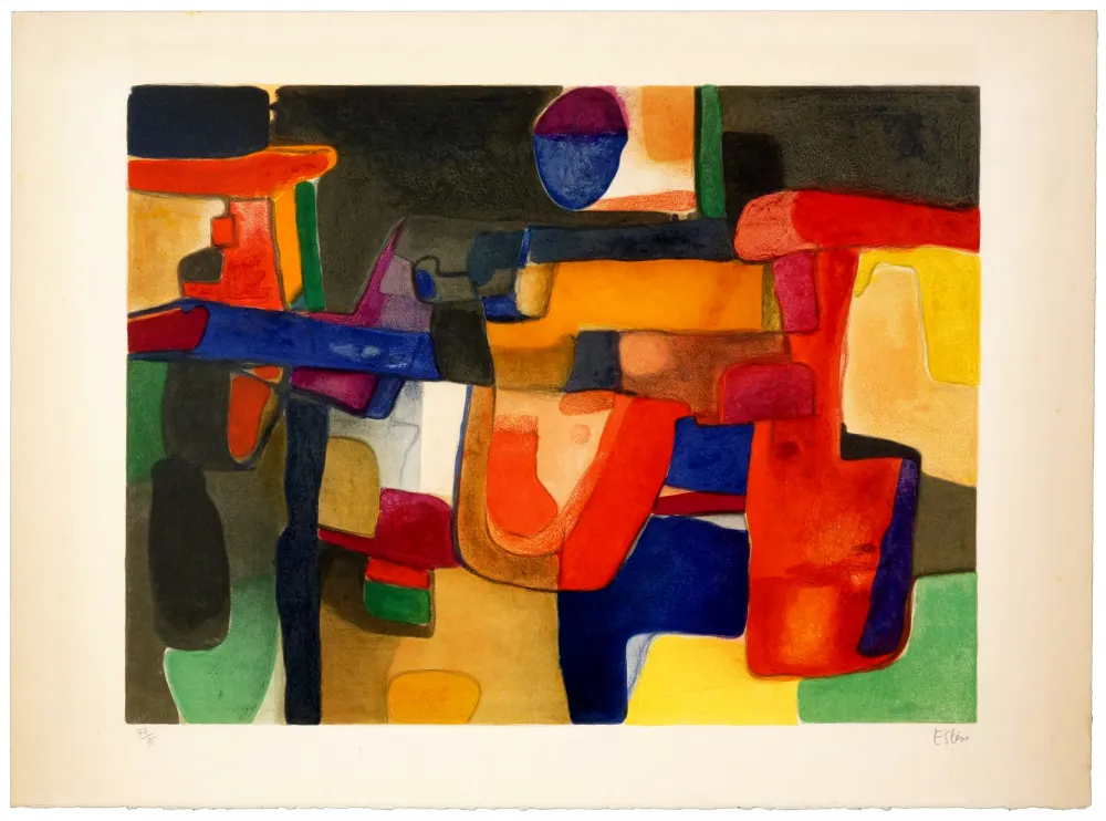 石版画 Esteve - Amanda