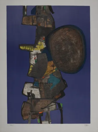 石版画 Esteve - Bank Street, 1967 - Hand-signed