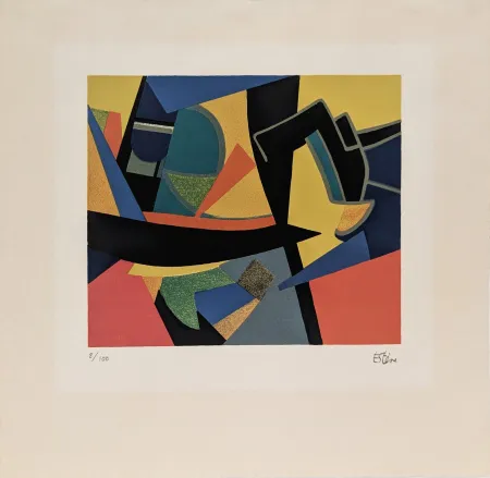 石版画 Esteve - Bebaros 