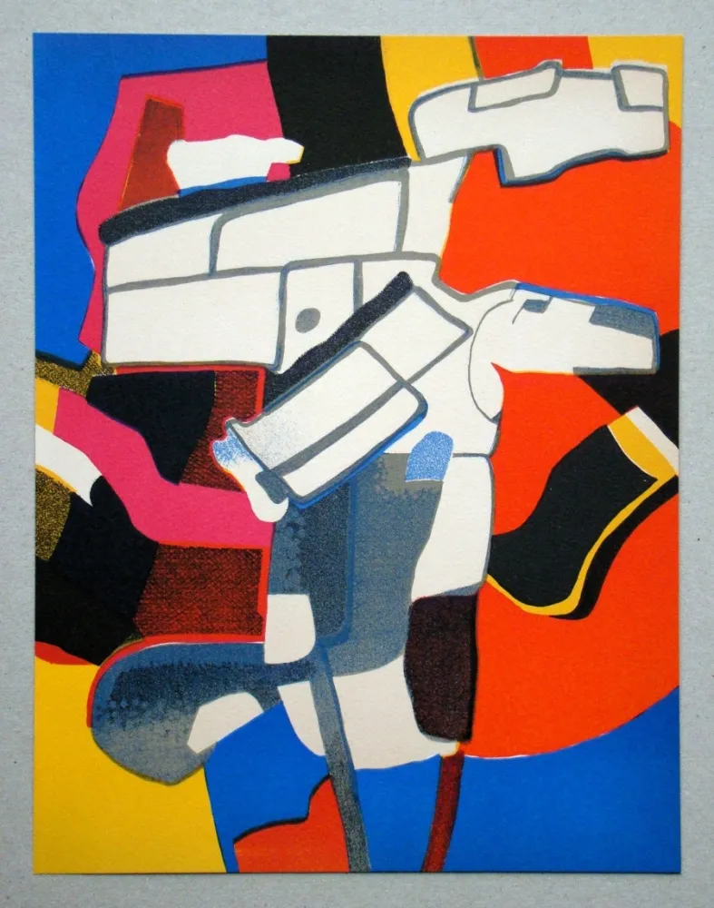 石版画 Esteve - Bougri