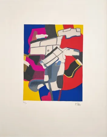 石版画 Esteve - Bougri 