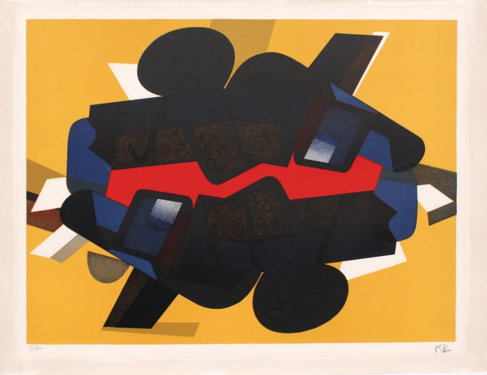 石版画 Esteve - Chambrure