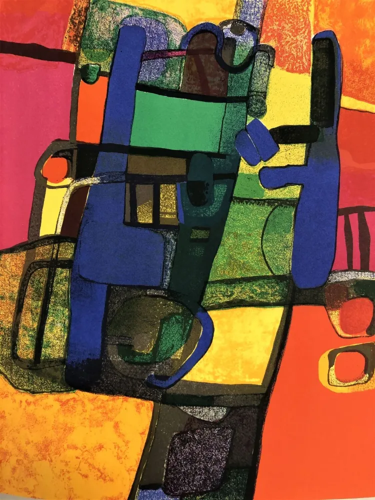 石版画 Esteve - Duetto