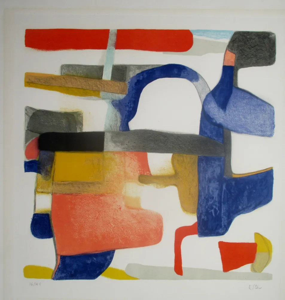 石版画 Esteve - La Cigale