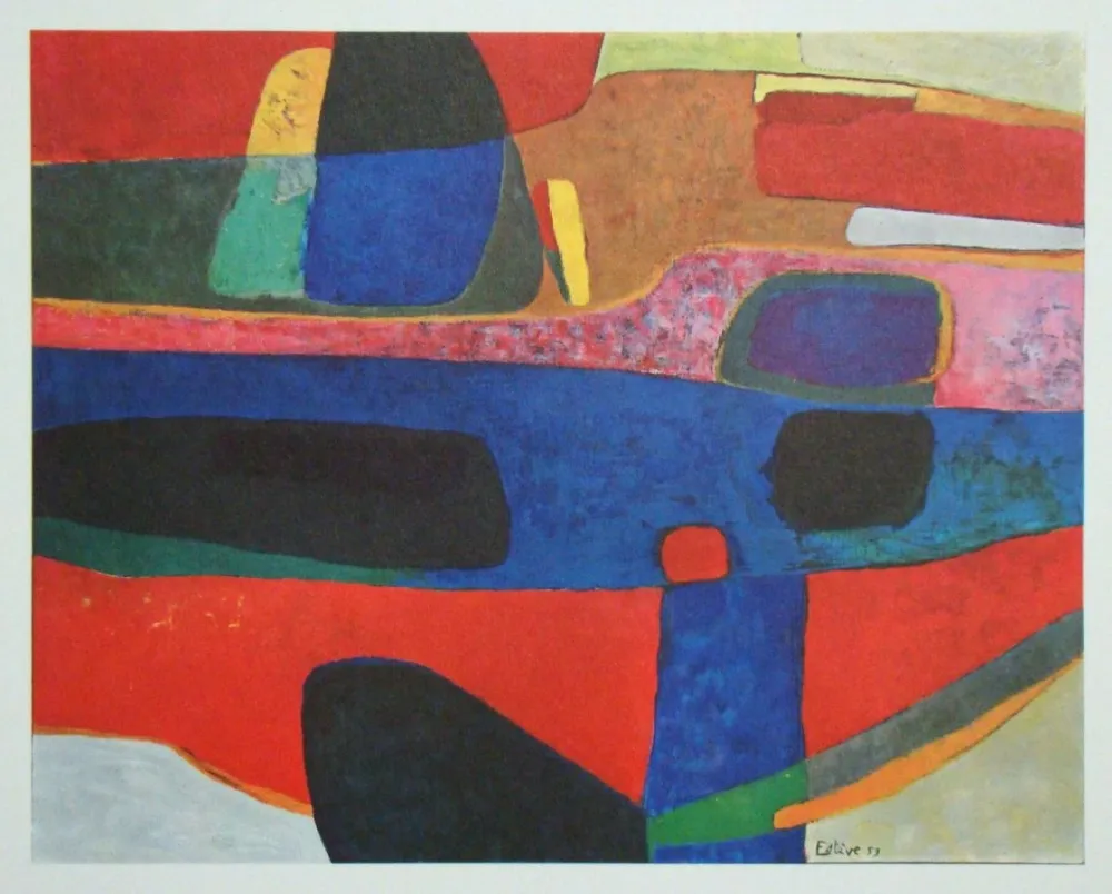 石版画 Esteve - La Tardes