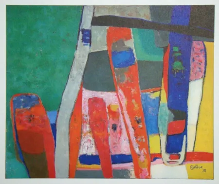 石版画 Esteve - L'Aumance