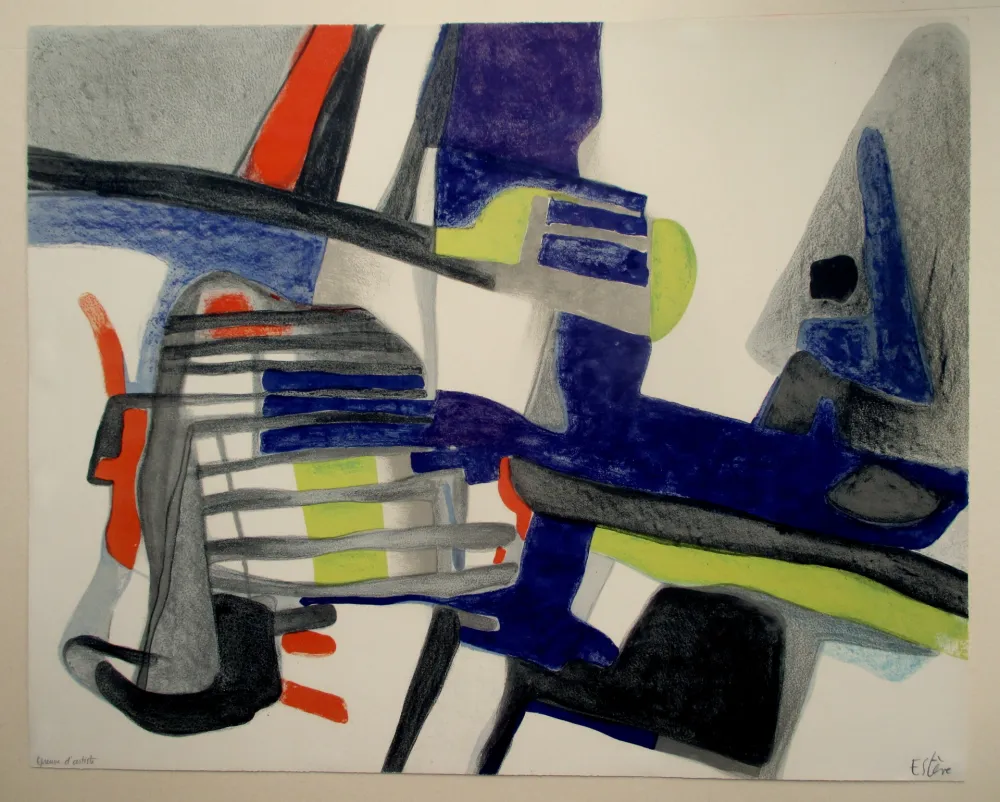 石版画 Esteve - Matinailles