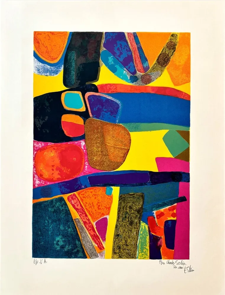 石版画 Esteve - Rapa