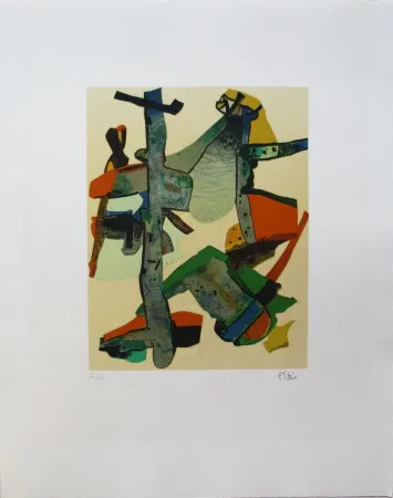 石版画 Esteve - Roussadou