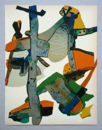 石版画 Esteve - Roussadou