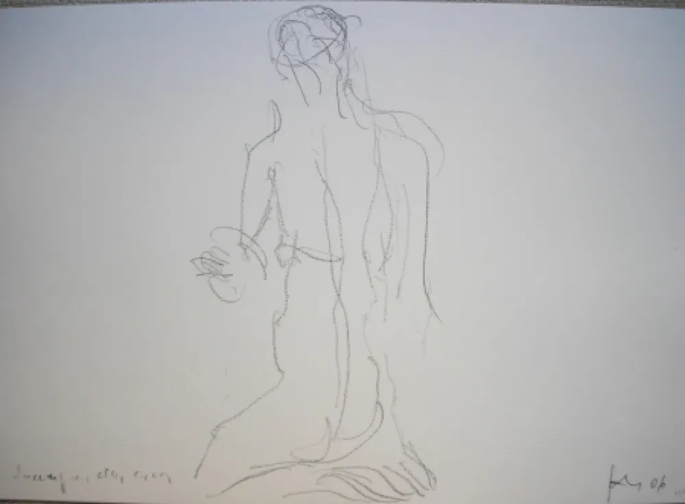 石版画 Fabro - Daccapo, alla cieca