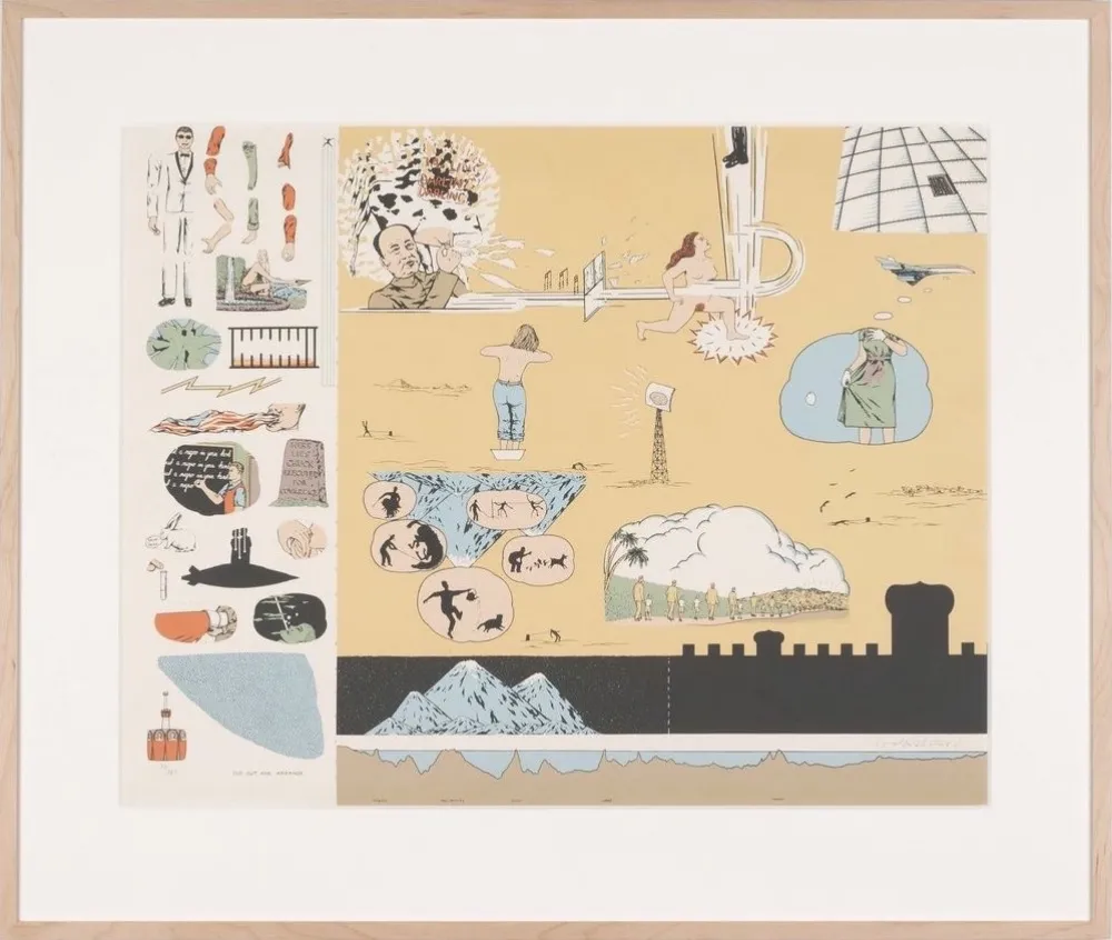 复数作品 Fahlström - Eddie (Sylvie's brother) in the Desert