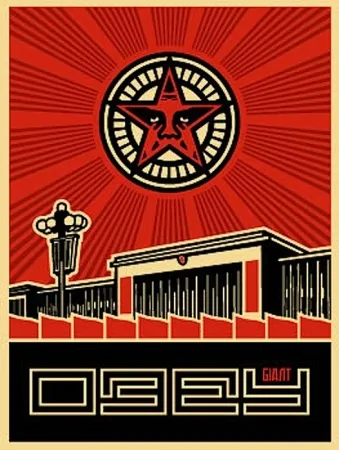 丝网印刷 Fairey - Chinese Building