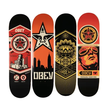 丝网印刷 Fairey - Obey Skate Decks