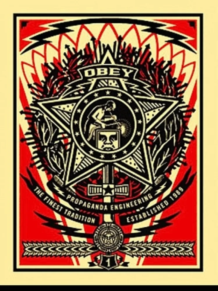 丝网印刷 Fairey - Pasadena Welder