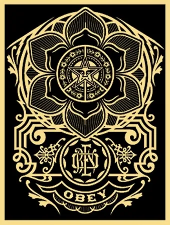 丝网印刷 Fairey - Peace Ornament 