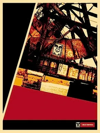 丝网印刷 Fairey - RI Bridge