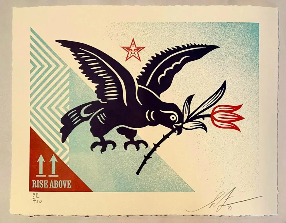 版画 Fairey - Rise Above Bird