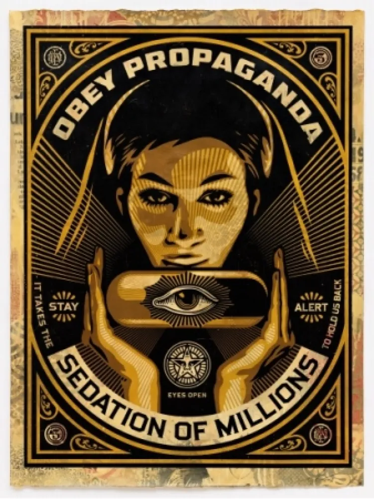 丝网印刷 Fairey - Sedation Pill HPM