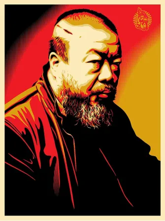 丝网印刷 Fairey - Tribute to Ai Weiwei