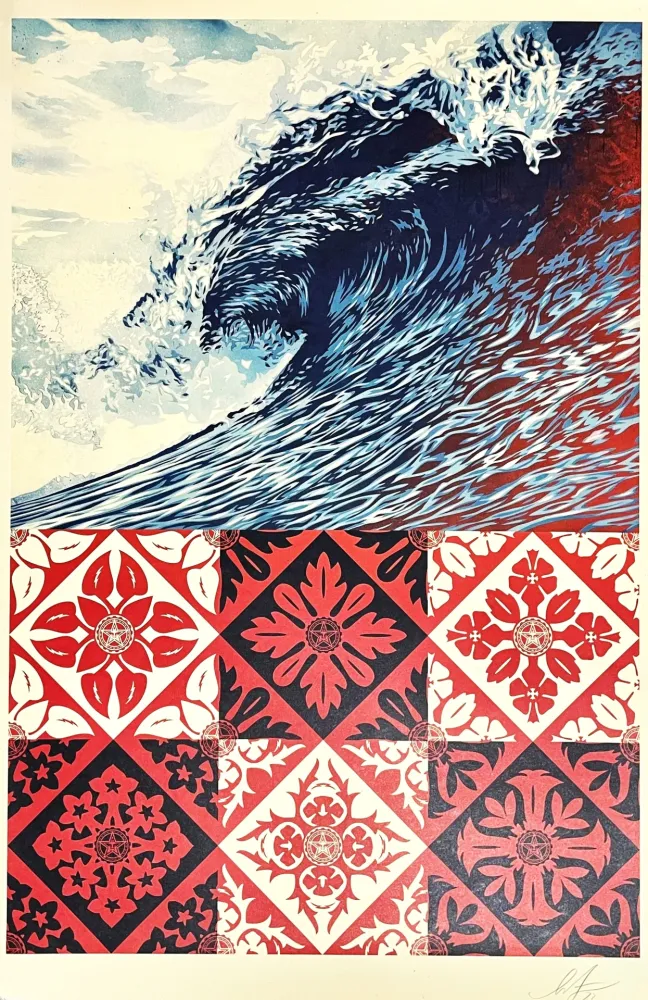 胶版印刷 Fairey - Wave of Distress