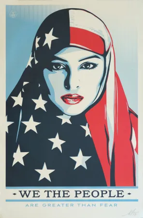 胶版印刷 Fairey - We the People - Are greater than Fear