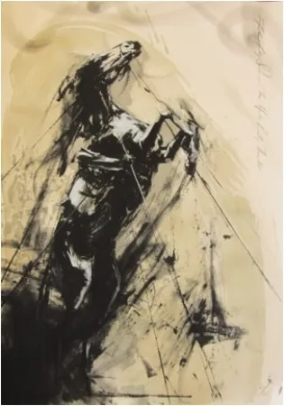 丝网印刷 Faith 47 -  The Hearts Lonely Thunder