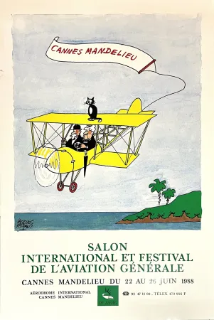 海报 Faizant - Salon International et Festival de l'Aviation Générale