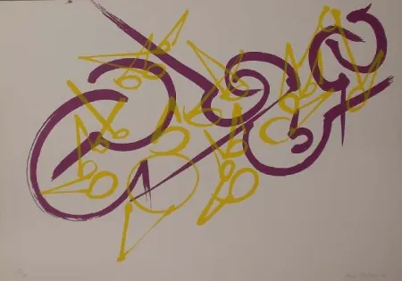 石版画 Falkenstein - UNTITLED