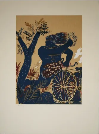 石版画 Fassianos - Composition