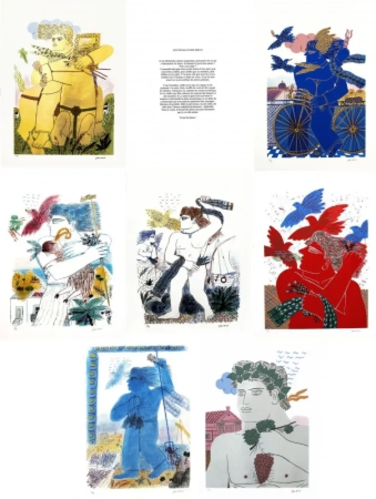 丝网印刷 Fassianos - Les travaux des dieux