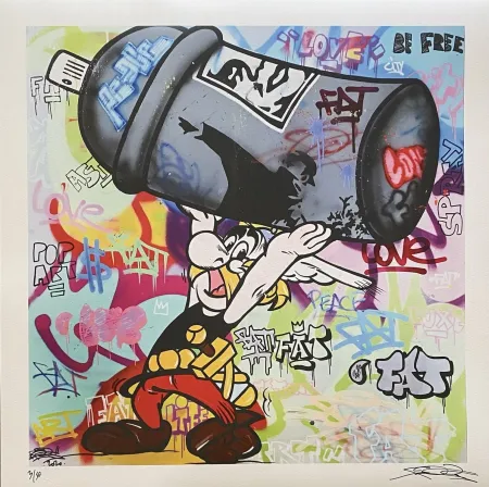 胶版印刷 Fat - Asterix Spray