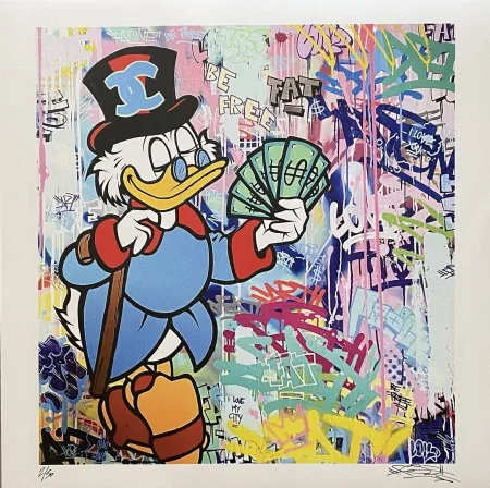 胶版印刷 Fat - Scrooge Dollars