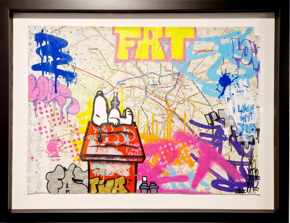 无技术 Fat - Snoopy - I Love My Job (Metro Map of Paris)